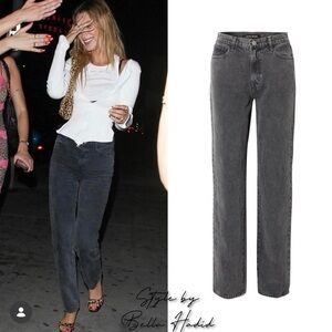 J Brand Women's Charcoal Straight Leg Jeans